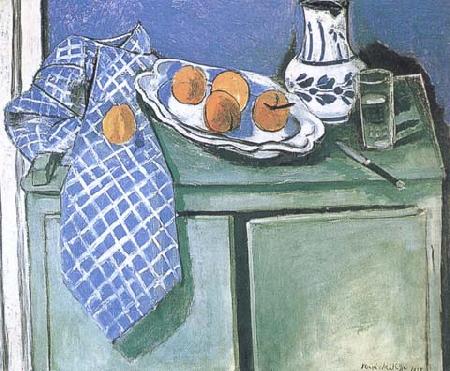 Henri Matisse Still Life on a Green Sideboard (mk35) china oil painting image